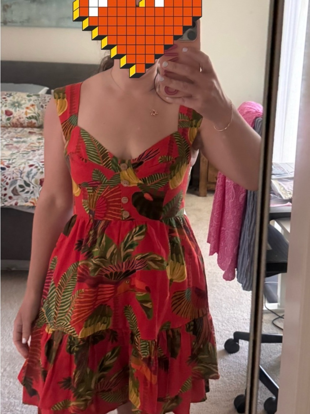 Farm Rio Mini Dress size Small - Picture 5 of 9